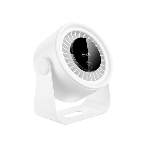 Вентилятор Hoco HX66 Desktop Circulating Fan, 5 Speed, 50dB, 3000mAh, 2-7h, white Вентилятор Hoco HX66 Desktop Circulating Fan, 5 Speed, 50dB, 3000mAh, 2-7h, white