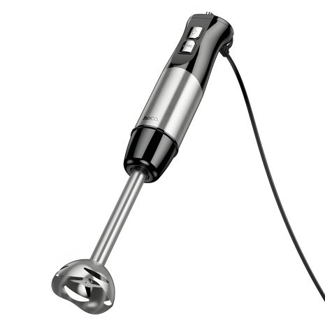HOCO HE31 Ручний блендер, 6-in-1 Handheld Blender, 220V, 1000W, 5 Mode, 500+600ml Cap, Silver