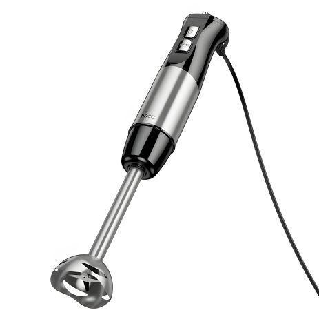 HOCO HE31 Ручний блендер, 6-in-1 Handheld Blender, 220V, 1000W, 5 Mode, 500+600ml Cap, Silver