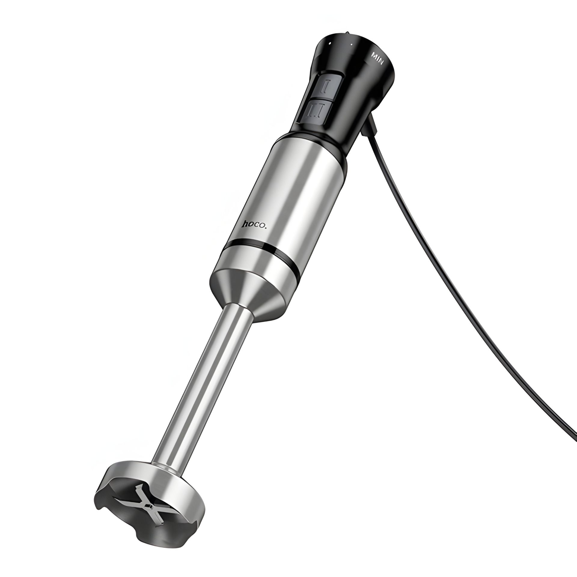 HOCO HE30 Ручний блендер, 4-in-1 Handheld Blender, 220V, 500W, 3 Mode, 4 Gear, Silver HOCO HE30 Ручний блендер, 4-in-1 Handheld Blender, 220V, 500W, 3 Mode, 4 Gear, Silver