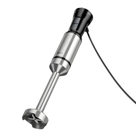 HOCO HE30 Ручний блендер, 4-in-1 Handheld Blender, 220V, 500W, 3 Mode, 4 Gear, Silver
