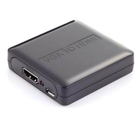 HDMI - VGA + R/L Конвертер PowerPlant (HDCVGA02-M)