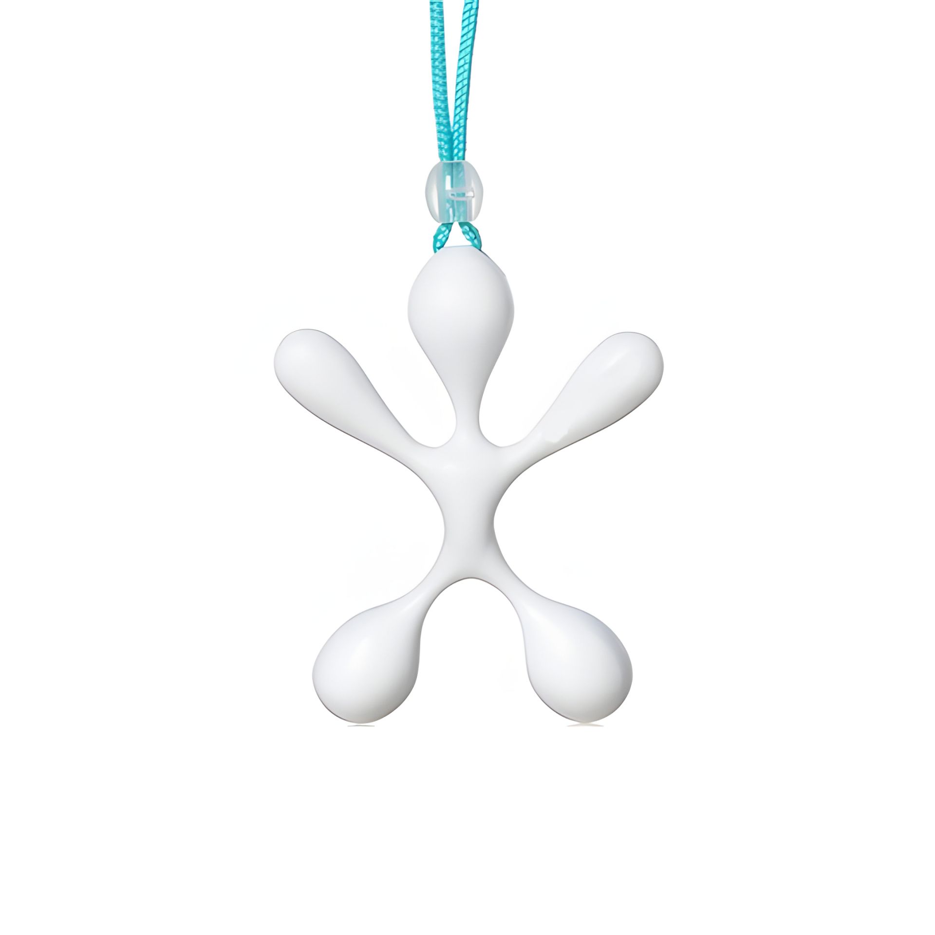 Автомобільний ароматизатор у формі людинки, білий Автомобільний ароматизатор у формі людинки, білий