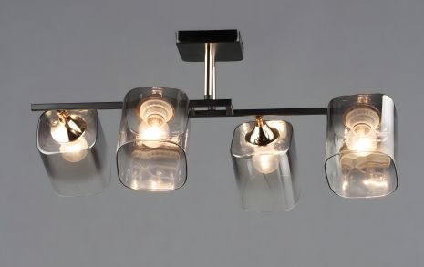 Потолочная Люстра VALESO B N6647/4 Черный + Золото Потолочная Люстра VALESO B N6647/4 Черный + Золото