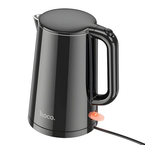 Електрочайник HOCO HE11, 1.7L, 1500-1800W, 0.75m, electric kettle (EU) Black Електрочайник HOCO HE11, 1.7L, 1500-1800W, 0.75m, electric kettle (EU) Black