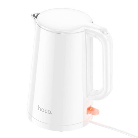 Електрочайник HOCO HE11, 1.7L, 1500-1800W, 0.75m, electric kettle (EU) White Електрочайник HOCO HE11, 1.7L, 1500-1800W, 0.75m, electric kettle (EU) White