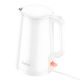 Електрочайник HOCO HE11, 1.7L, 1500-1800W, 0.75m, electric kettle (EU) White