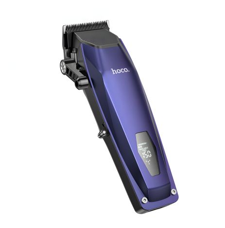 Портативна машинка для стрижки волосся Hoco HP21, 7000rpm, 2000mAh, 2.5h, blue Портативна машинка для стрижки волосся Hoco HP21, 7000rpm, 2000mAh, 2.5h, blue