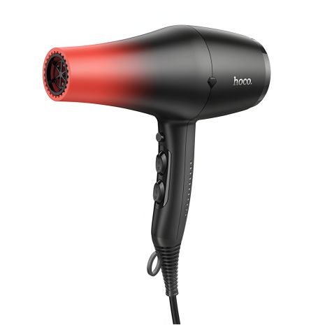 Фен Hoco HP15 для волосся, 80dB, 21000rpm, 2000-2400W, 1.8m, gradient red