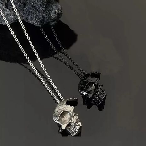 Шикарный мужской кулон Skull череп подвеска в стиле панк с черепом