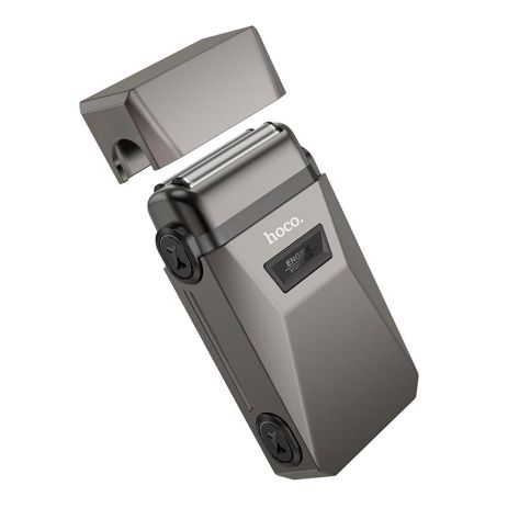 Електробритва шейвер Hoco HP31, IPX7, 8500rpm, 350mAh, 35min, metal gray Електробритва шейвер Hoco HP31, IPX7, 8500rpm, 350mAh, 35min, metal gray