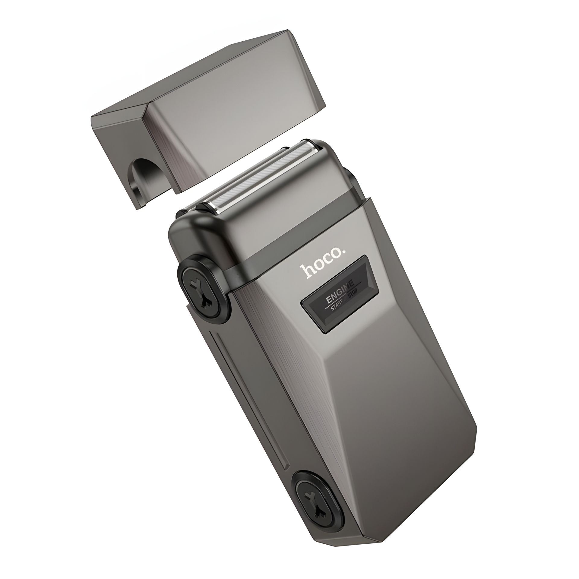 Електробритва шейвер Hoco HP31, IPX7, 8500rpm, 350mAh, 35min, metal gray Електробритва шейвер Hoco HP31, IPX7, 8500rpm, 350mAh, 35min, metal gray