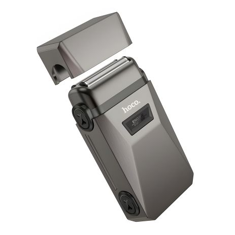 Електробритва шейвер Hoco HP31, IPX7, 8500rpm, 350mAh, 35min, metal gray Електробритва шейвер Hoco HP31, IPX7, 8500rpm, 350mAh, 35min, metal gray