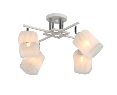 Красивая люстра G 07472/4 в белом хроме