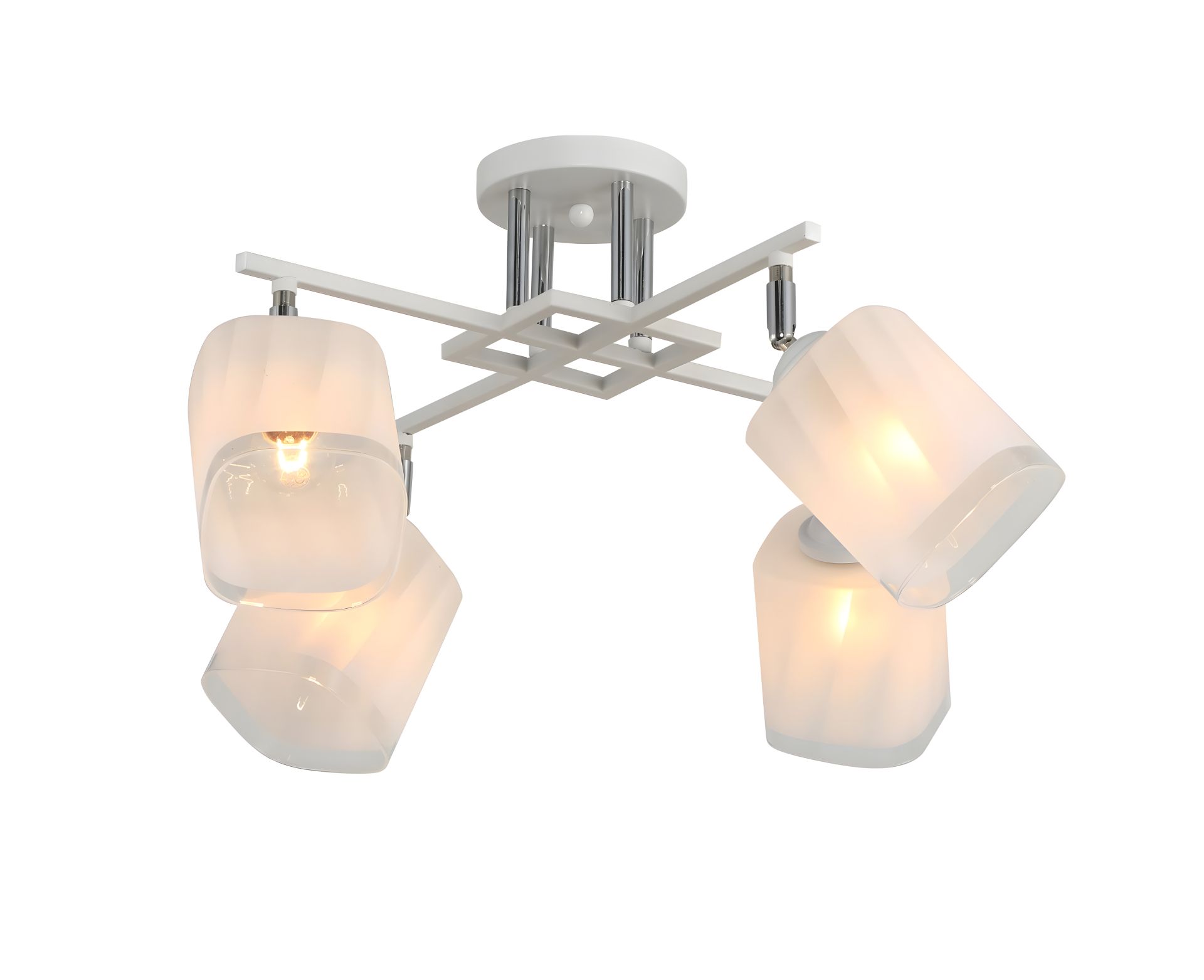 Люстра G 07472/4, білий хром Люстра G 07472/4, білий хром