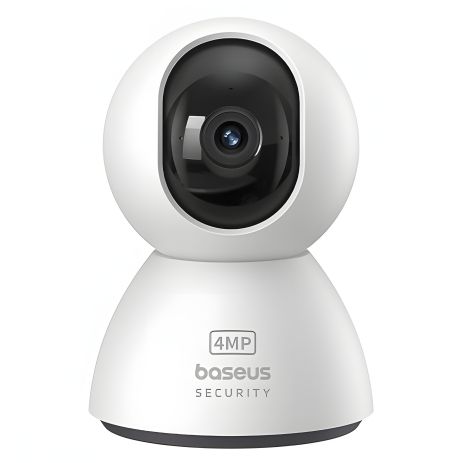 Камера для відеоспостереження Baseus Security P1 Indoor Camera, 8x Zoom, 4MP, 3K, Wi-Fi 2.4G, microSD to 256GB, Type-C, біла