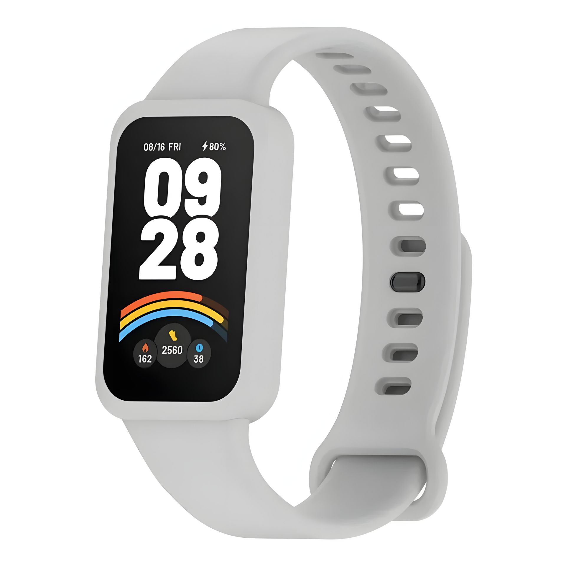 Ремінець для Xiaomi Mi Band 9 Active Grey Original Design Ремінець для Xiaomi Mi Band 9 Active Grey Original Design