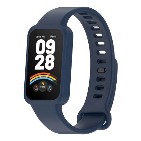 Ремешок для Xiaomi Mi Band 9 Активный Темно-синий Дизайн Оригинал