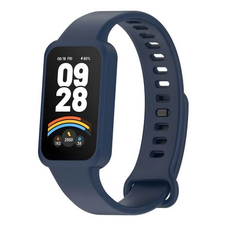 Ремешок для Xiaomi Mi Band 9 Активный Темно-синий Дизайн Оригинал
