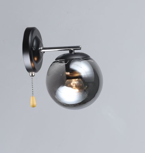 Бра Valeso K2307/1W Чорний + Хром