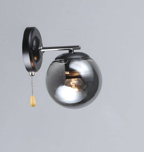 Настінна Лампа VALESO K2307/1W Чорний + Хром