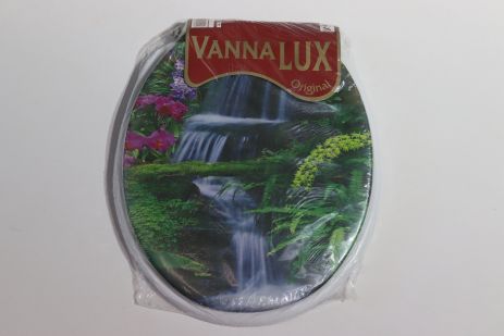 Кришка- сидіння для унітазу м'яка Vanna Lux Туреччина біла w504-1