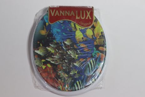 Кришка- сидіння для унітазу м'яка Vanna Lux Туреччина біла w504-2