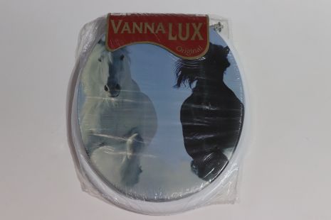 Кришка- сидіння для унітазу м'яка Vanna Lux Туреччина біла w504-4