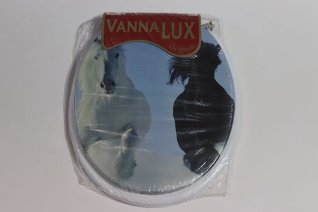 Кришка- сидіння для унітазу м'яка Vanna Lux Туреччина біла w504-4