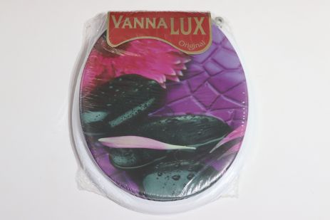 Кришка- сидіння для унітазу м'яка Vanna Lux Туреччина біла w504-5