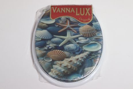 Кришка- сидіння для унітазу м'яка Vanna Lux Туреччина біла w504-12