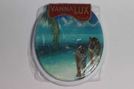 Кришка- сидіння для унітазу м'яка Vanna Lux Туреччина біла w504-13