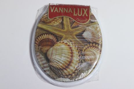 Кришка- сидіння для унітазу м'яка Vanna Lux Туреччина біла w504-16