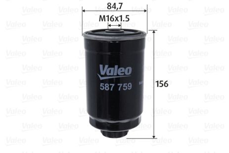 Фільтр паливний JEEP WRANGLER, DODGE NITRO, VALEO (587759)