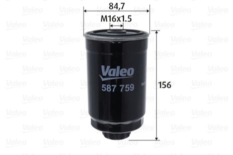 Фільтр паливний JEEP WRANGLER, DODGE NITRO, VALEO (587759)