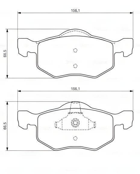 Гальмівних колодок Комплект MAVERICK FORD, TRIBUTE MAZDA, (0986494361) BOSCH