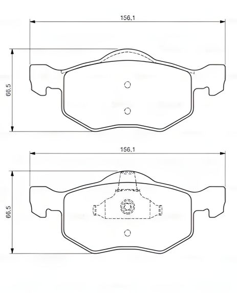Гальмівних колодок Комплект MAVERICK FORD, TRIBUTE MAZDA, (0986494361) BOSCH
