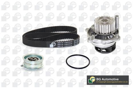 Водяний насос + комплект ГРМ SKODA OCTAVIA, VW GOLF, AUDI A3, BGA (TB0110CPK1)