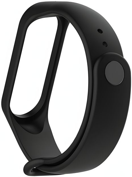 Ремінець для Xiaomi Mi Band 3/4 Original Design Black Ремінець для Xiaomi Mi Band 3/4 Original Design Black