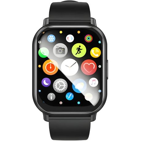 Розумний годинник Borofone BD11 (call version), IPX4, BT5.0, 220mAh, 3-7 днів, Чорний