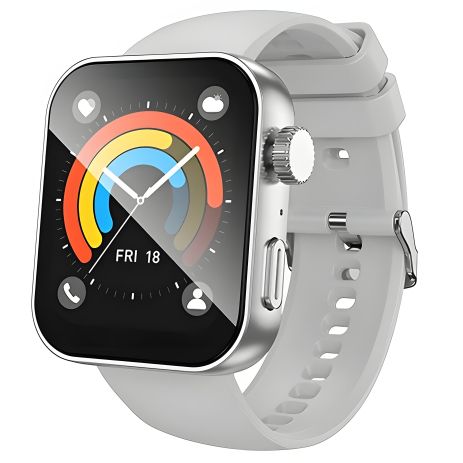 Смарт годинник Borofone BD13 Smart sports watch (call version), IP67, BT5.0, 230mAh, 5d, Сріблястий Смарт годинник Borofone BD13 Smart sports watch (call version), IP67, BT5.0, 230mAh, 5d, Сріблястий