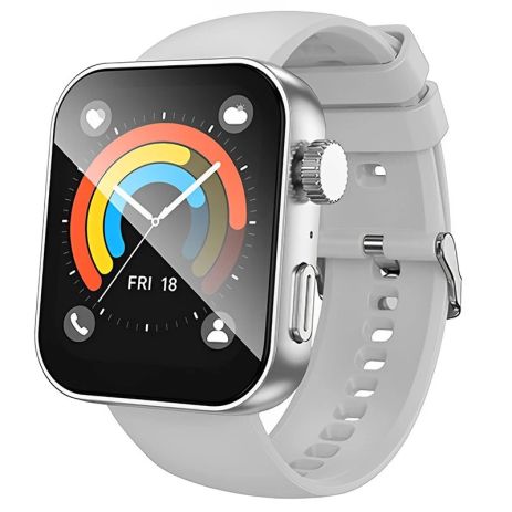 Смарт годинник Borofone BD13 Smart sports watch (call version), IP67, BT5.0, 230mAh, 5d, Сріблястий