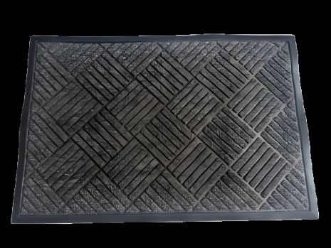 “Чистота” придверний килимок з петельчастою поверхнею 60×90 см 2501/9