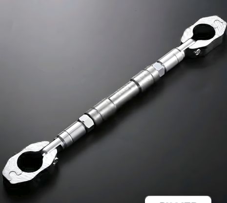 Регульований металевий тримач на руль мотоцикла хром Регульований металевий тримач на руль мотоцикла хром