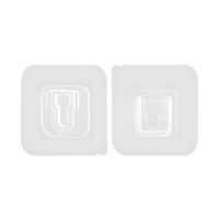 Кріплення універсальне, квадратне, дві частини, прозоре UGH01T