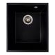 Мийка гранітна для кухні VALESO ROXY 3744 матова Чорний металік - Елітний вигляд