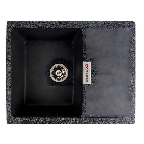Кухонная гранитная мойка VALESO ZIRKONE 6250 матовая Графит Кухонная гранитная мойка VALESO ZIRKONE 6250 матовая Графит