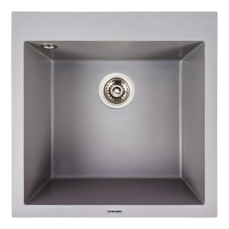 Мийка гранітна VALESO GALAX 5050, матова, Сірий мусон