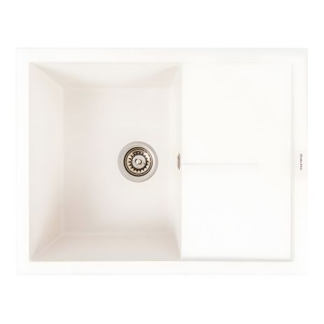 Гранитная мойка для кухни VALESO CRIPTA 6550 матовая Белоснежная