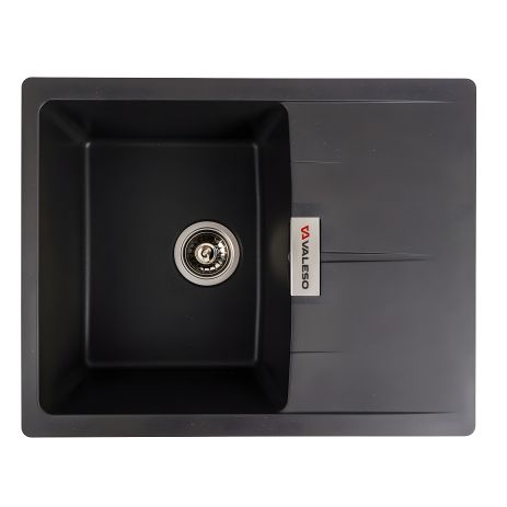 Гранітна кухонна мийка VALESO ZIRKONE 6250 матова, колір Моріон